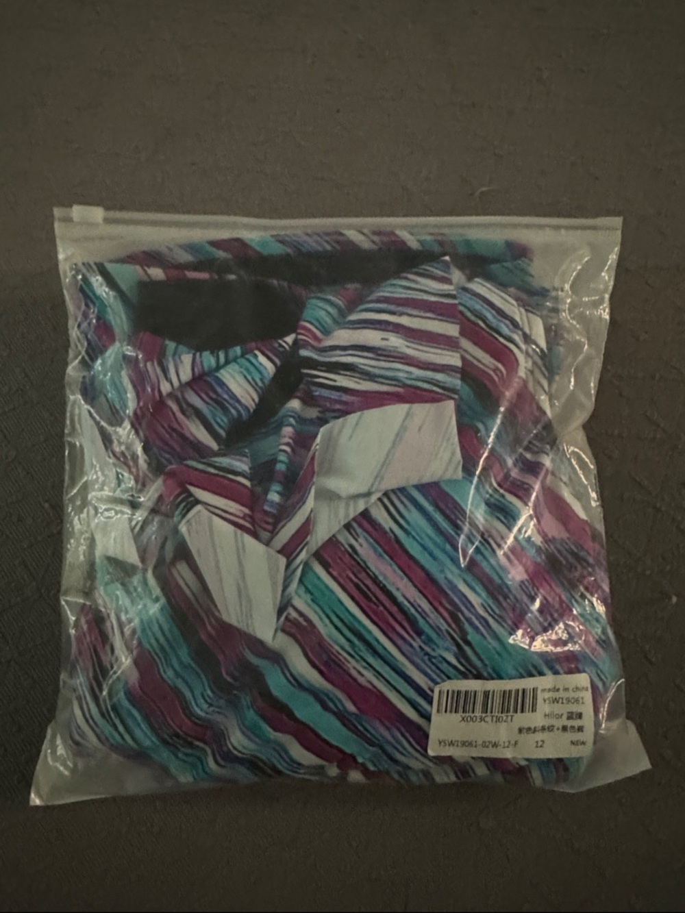 One-Shoulder Ruffle Tankini Set-12 - Picture 3 of 4